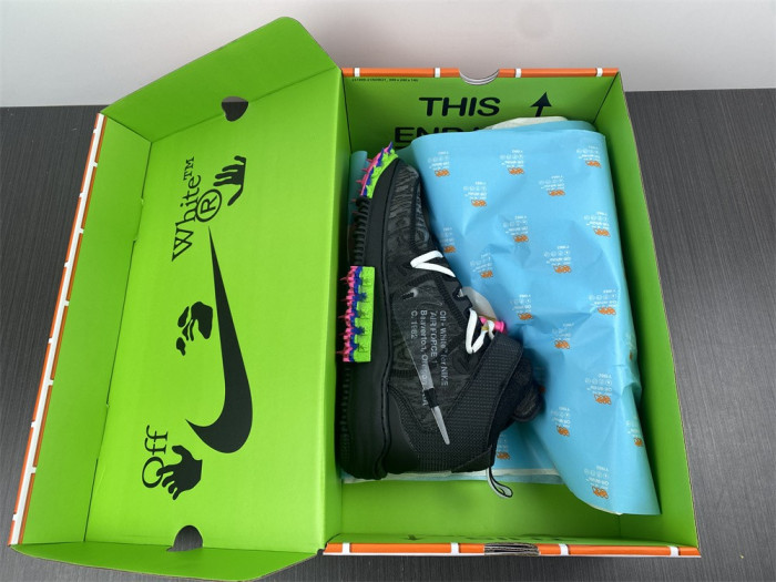 Off-White x Nike Air Force 1 Mid “Black” DO6290-001