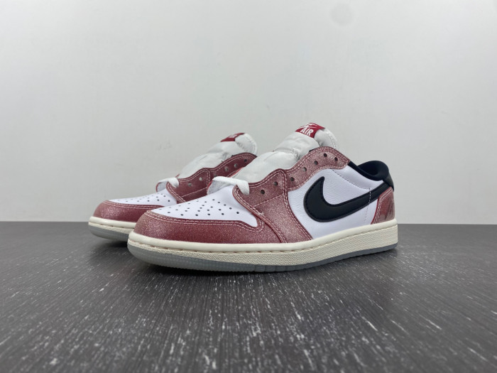 TROPHY ROOM X AIR JORDAN 1 LOW OG ''RED BLACK'' FN0432-017