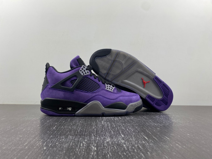 Travis Scott x Air Jordan 4 “Purple Suede”