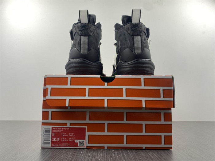Off-White x Nike Air Force 1 Mid “Black” DO6290-001