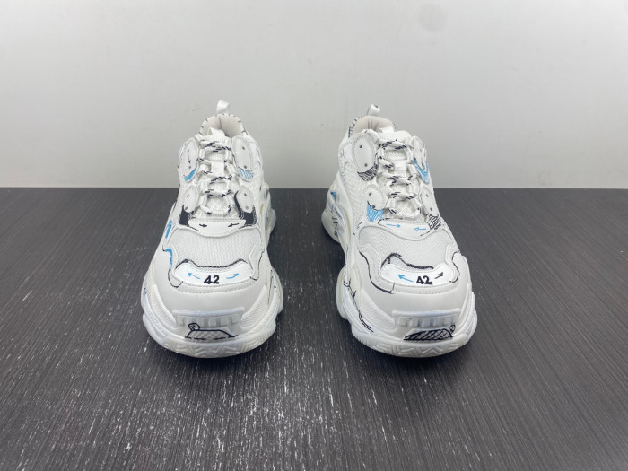 BLCG TRIPLE S SNEAKER 536737 W35R8 9014