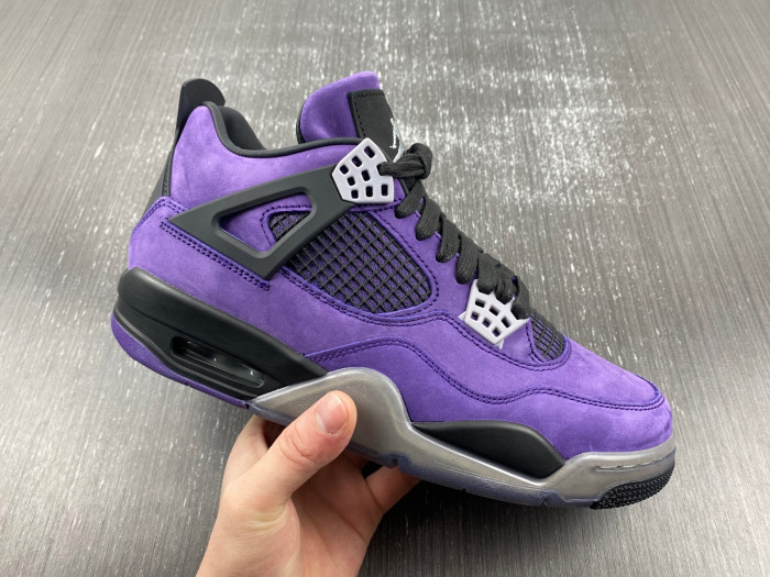 Travis Scott x Air Jordan 4 “Purple Suede”