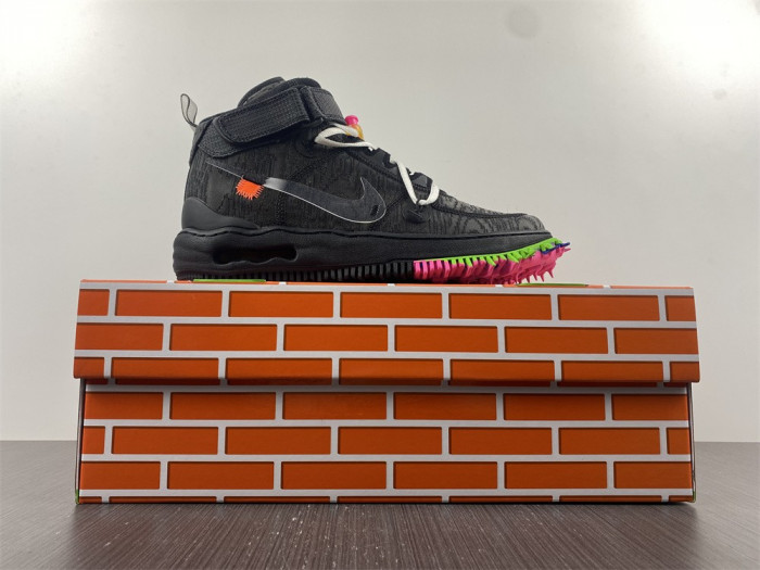 Off-White x Nike Air Force 1 Mid “Black” DO6290-001