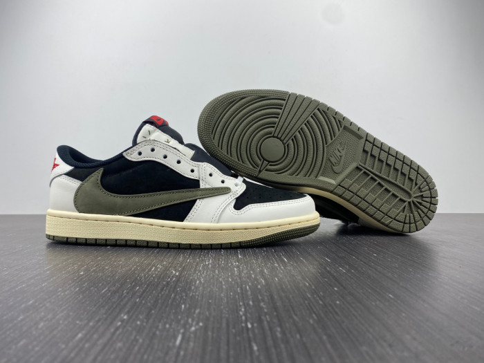 Travis Scott x Air Jordan 1 Low OG WMNS “Olive” DZ4137-106