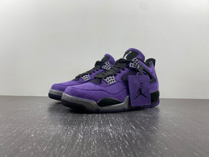 Travis Scott x Air Jordan 4 “Purple Suede”