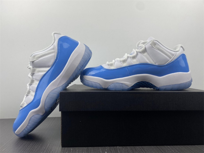 Air Jordan 11 Retro Low "Carolina 2017 Release" mens 528895-106