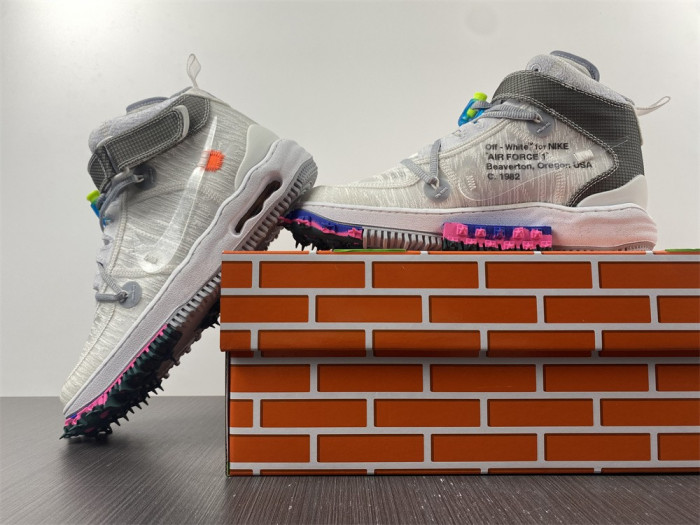 Off-White x Nike Air Force 1 Mid “White” DO6290-100