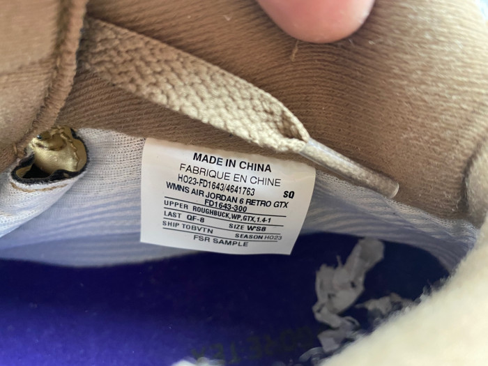 Air Jordan 6 WMNS Gore-Tex “Brown Kelp” FD1643-300