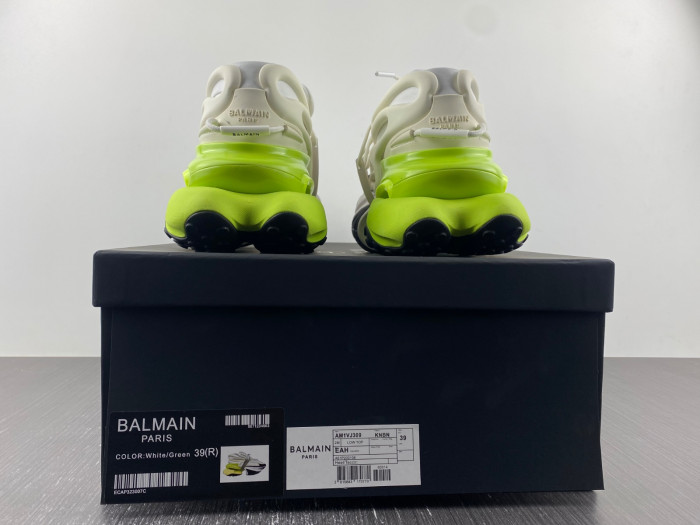 BALMAIN LEATHER UNICORN LOW-TOP SNEAKER
