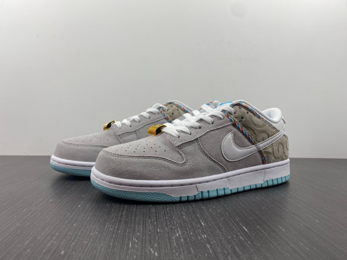 Nike Dunk Low “Barber Shop” DH7614-500