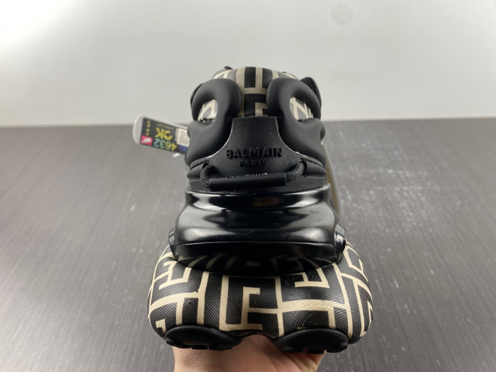 BALMAIN LEATHER UNICORN LOW-TOP SNEAKER