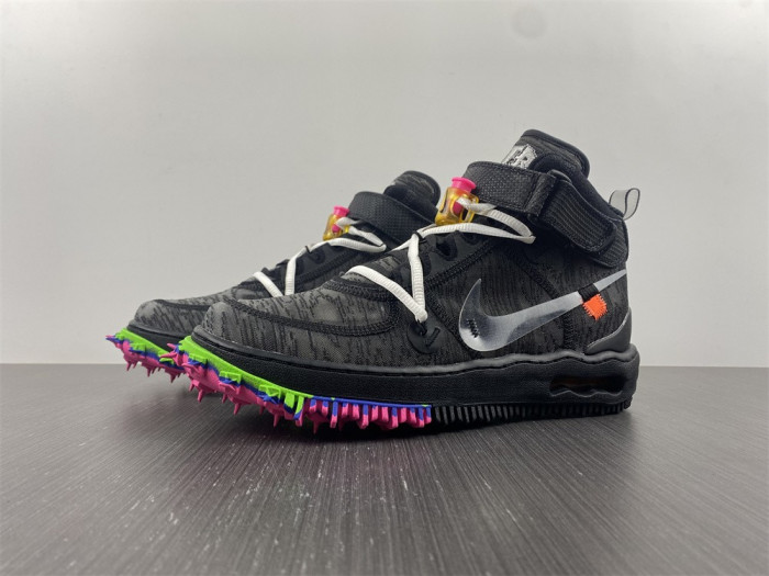 Off-White x Nike Air Force 1 Mid “Black” DO6290-001