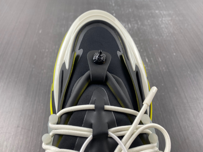 BALMAIN LEATHER UNICORN LOW-TOP SNEAKER