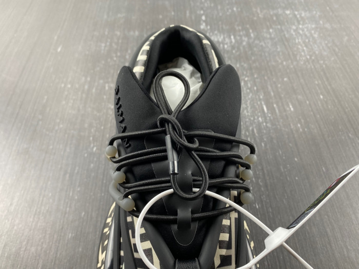 BALMAIN LEATHER UNICORN LOW-TOP SNEAKER
