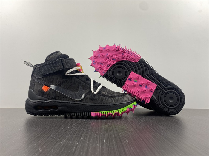 Off-White x Nike Air Force 1 Mid “Black” DO6290-001
