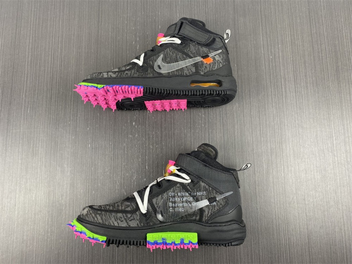 Off-White x Nike Air Force 1 Mid “Black” DO6290-001