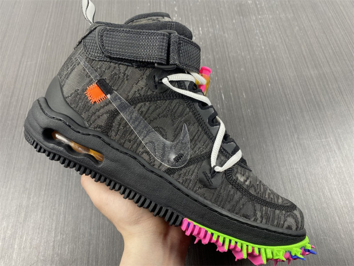 Off-White x Nike Air Force 1 Mid “Black” DO6290-001