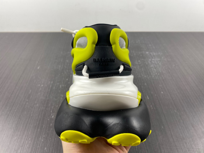 BALMAIN LEATHER UNICORN LOW-TOP SNEAKER