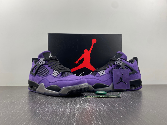 Travis Scott x Air Jordan 4 “Purple Suede”