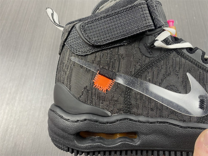 Off-White x Nike Air Force 1 Mid “Black” DO6290-001