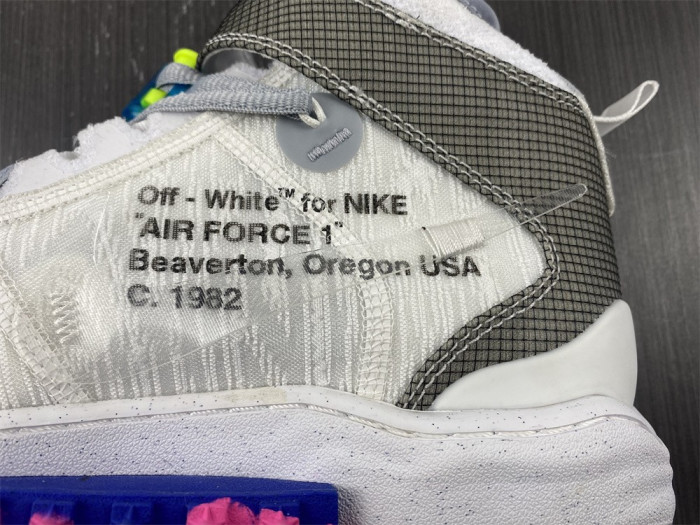 Off-White x Nike Air Force 1 Mid “White” DO6290-100