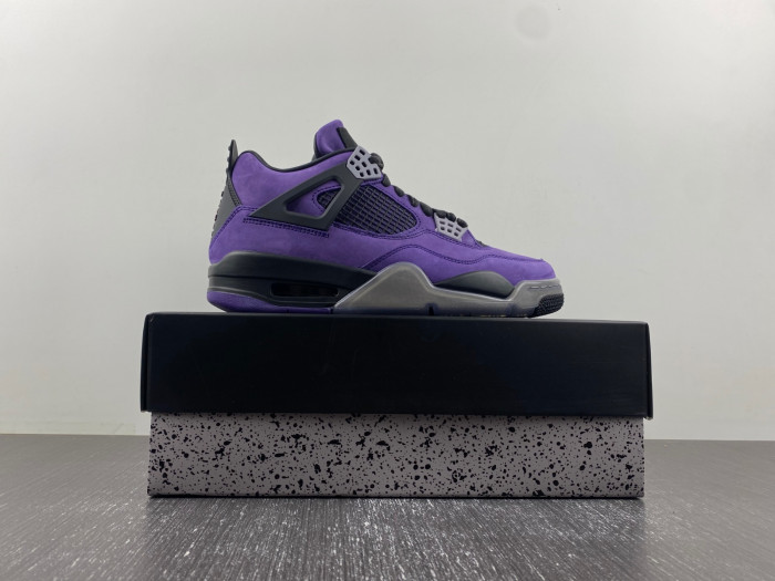 Travis Scott x Air Jordan 4 “Purple Suede”