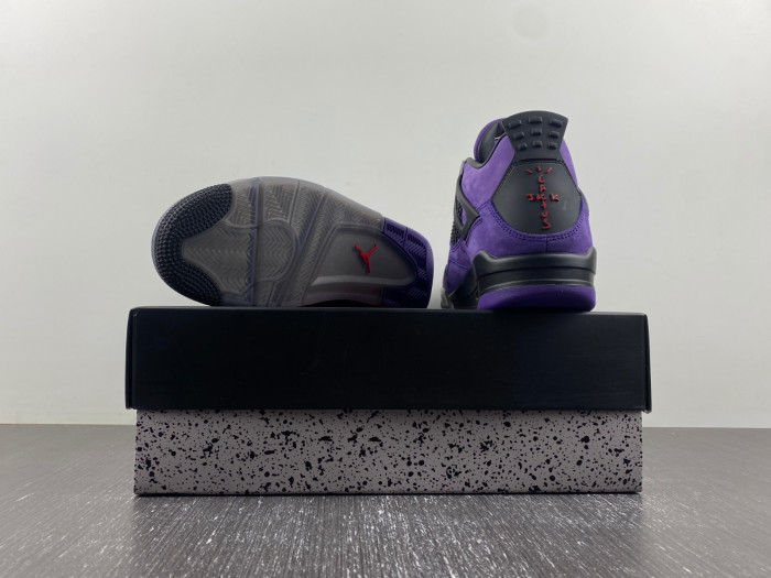 Travis Scott x Air Jordan 4 “Purple Suede”
