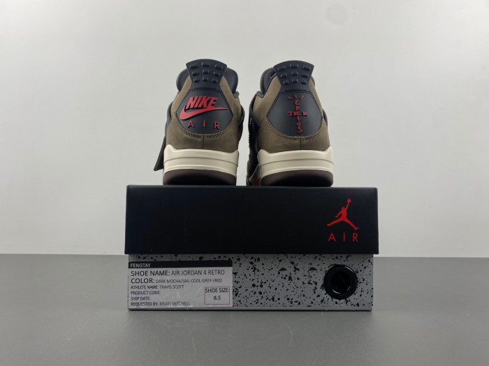 Travis Scott x Air Jordan 4 Retro Brown TS AJ4-882335