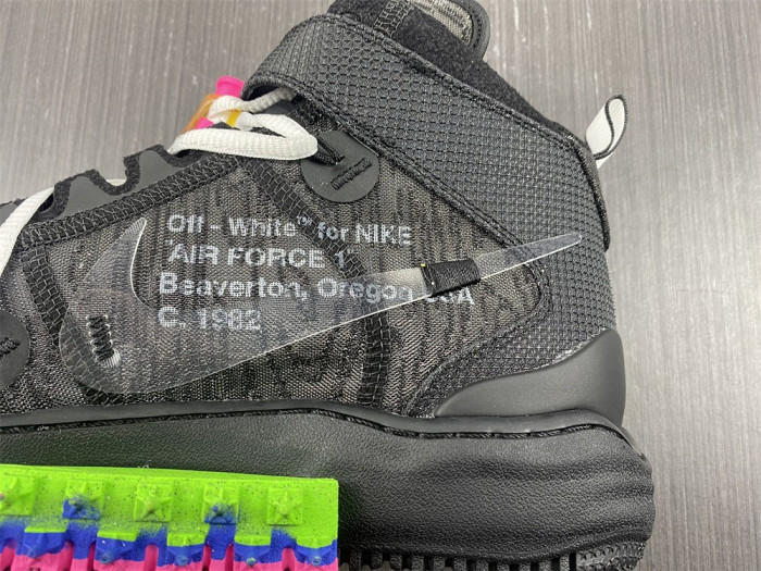 Off-White x Nike Air Force 1 Mid “Black” DO6290-001