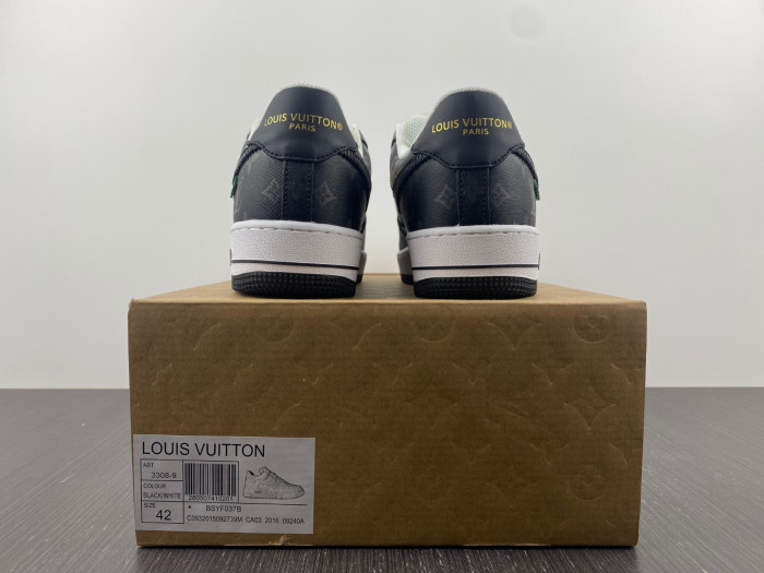 l**is V*t*n nike air force 1 low black