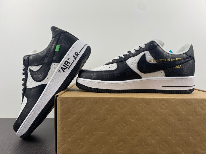 l**is V*t*n nike air force 1 low black