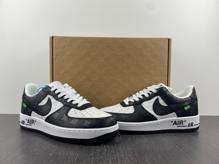 l**is V*t*n nike air force 1 low black