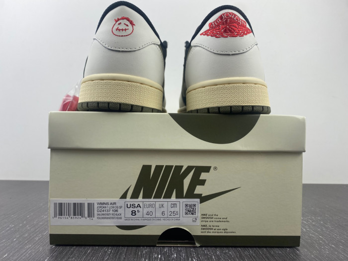 Travis Scott x Air Jordan 1 Low OG WMNS “Olive” DZ4137-106