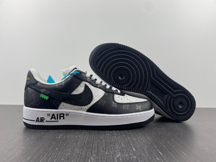 l**is V*t*n nike air force 1 low black