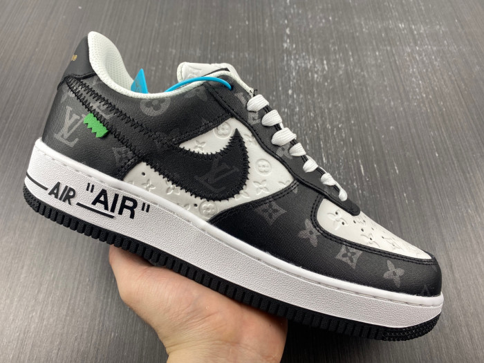 l**is V*t*n nike air force 1 low black