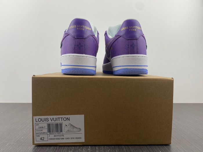 l**is V*t*n nike air force 1 low purple