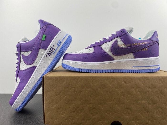 l**is V*t*n nike air force 1 low purple