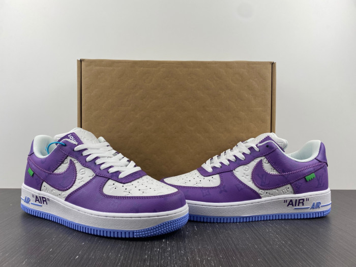 l**is V*t*n nike air force 1 low purple