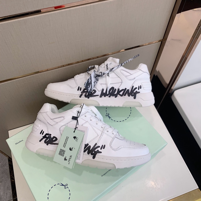 OFF WHITE™ C/O VIRGIL ABLOH OUT OF OFFICE LOW-TOP LEATHER SNEAKERS "OOO"