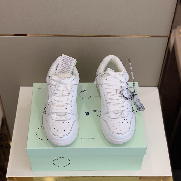 OFF WHITE™ C/O VIRGIL ABLOH OUT OF OFFICE LOW-TOP LEATHER SNEAKERS "OOO"