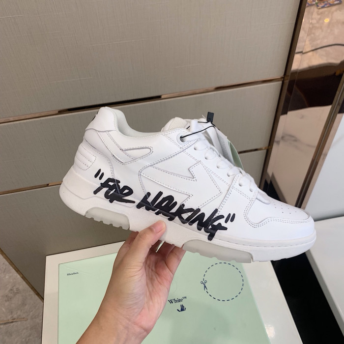 OFF WHITE™ C/O VIRGIL ABLOH OUT OF OFFICE LOW-TOP LEATHER SNEAKERS "OOO"