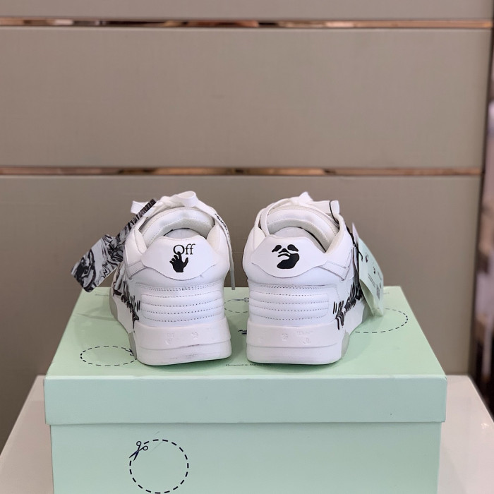 OFF WHITE™ C/O VIRGIL ABLOH OUT OF OFFICE LOW-TOP LEATHER SNEAKERS "OOO"