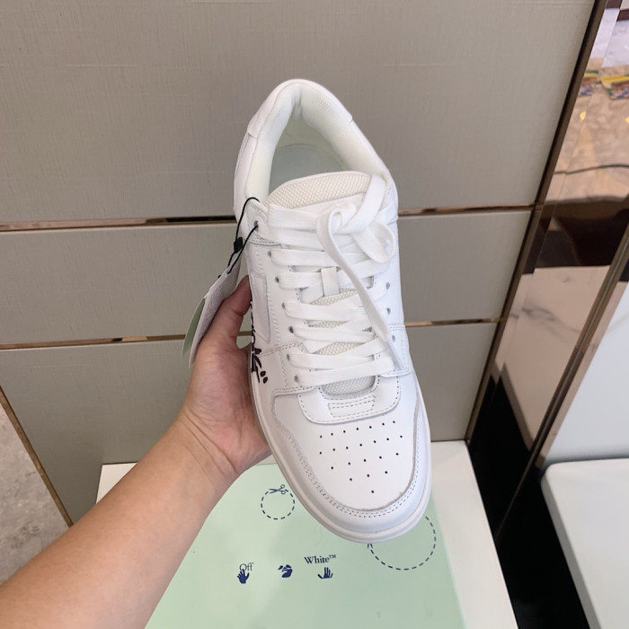 OFF WHITE™ C/O VIRGIL ABLOH OUT OF OFFICE LOW-TOP LEATHER SNEAKERS "OOO"