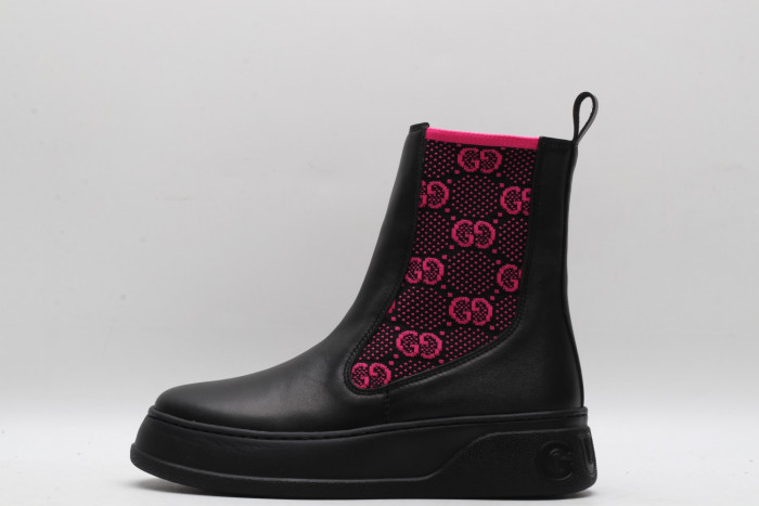 GUCC Women''s boot with GG jersey 718718 AAA8L 1066
