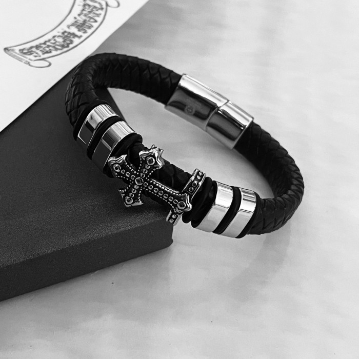 Chrome He@rts Bracelet