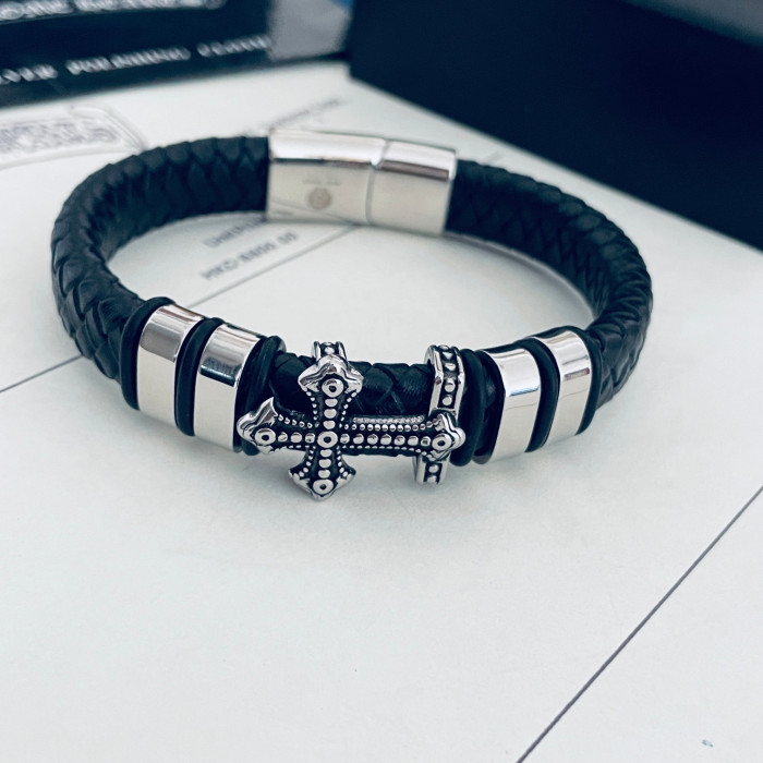 Chrome He@rts Bracelet