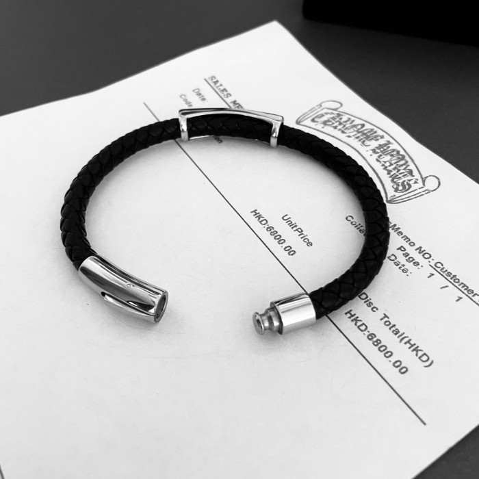 Chrome He@rts Bracelet