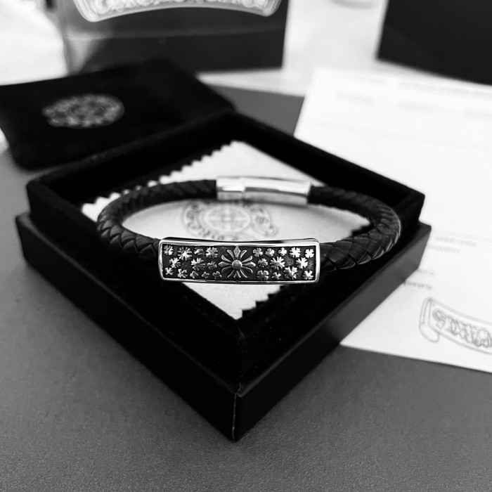 Chrome He@rts Bracelet