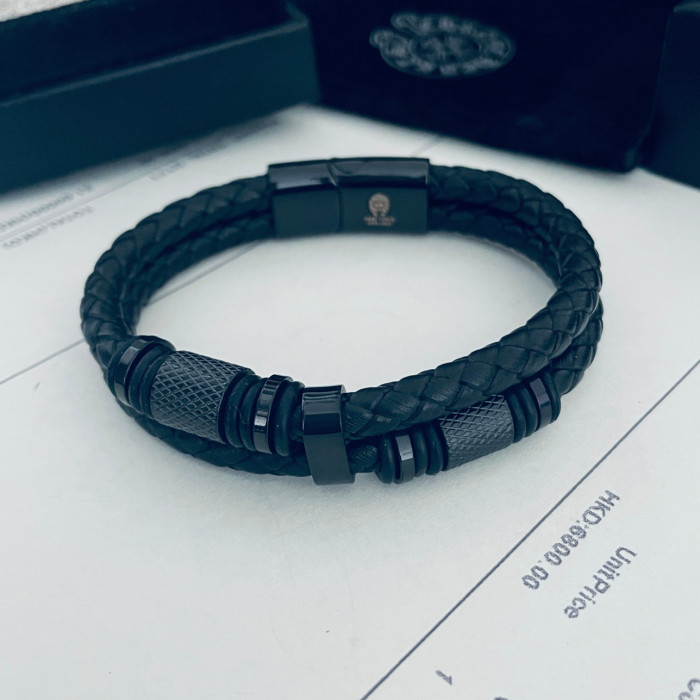 Chrome He@rts Bracelet