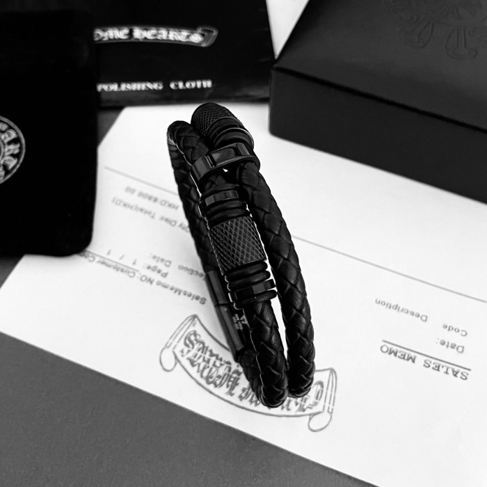 Chrome He@rts Bracelet